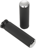 ARLEN NESS Grips - Knurled - Cable - Chrome 07-324
